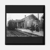 ルイ・ペシャアン・アーバー鉄道区シェパードMI マグネット (正面)