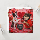 ルイ & ルナ、あなたに特別な日を願っています 2 カード (正面/裏面インサイチュ)