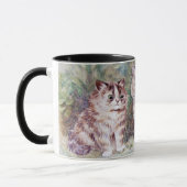 ルイ・ワインという三人の子猫 マグカップ (左)