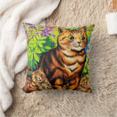 ルイ・ワインという庭に暮らす猫たち クッション (ブランケット)