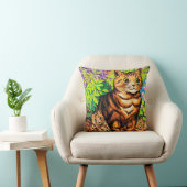 ルイ・ワインという庭に暮らす猫たち クッション (椅子)