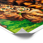 ルイ・ワインという庭に暮らす猫たち ポスター (角)