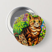 ルイ・ワインという庭に暮らす猫たち 缶バッジ (正面&裏面)