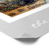 ルイ・ワインによって芝生を刈り取る猫（1860年～1939年） ポスター (角)