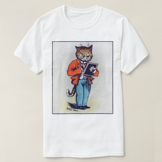 ルイ・ワインのショアリー・キャット Tシャツ (デザイン正面)