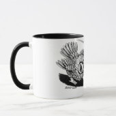 ルイ・ワインの子猫とフクロウ マグカップ (左)