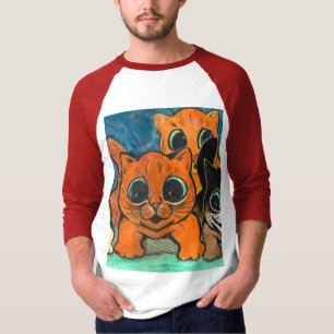ルイ・ワインの猫群集 Tシャツ