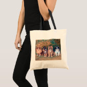 ルイ・ワインの4人の子猫 トートバッグ (正面(商品))