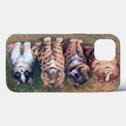 ルイ・ワインの4人の子猫 Case-Mate iPhoneケース (裏面 (横))