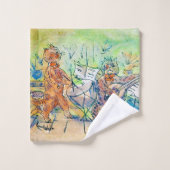 ルイ・ワイン・キャッツ・バンド バスタオルセット (ウォッシュタオル)