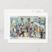 ルイ・ワイン、キャットビルのクリスマスボール シーズンポストカード (正面/裏面)