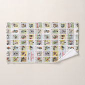 ルイ·ワイン·キャット·アルファベット バスタオルセット (ハンドタオル)