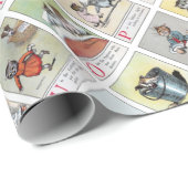 ルイ·ワイン·キャット·アルファベット ラッピングペーパー (ロールコーナー)