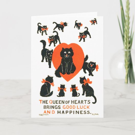 ルイ・ワイン・ハートズの女王 カード (正面)