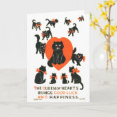 ルイ・ワイン・ハートズの女王 カード (黄色い花)