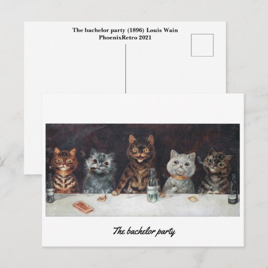 ルイ・ワイン ポストカード (正面/裏面)