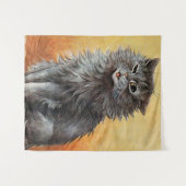 ルイ・ワイン「猫ショーで2位」 タペストリー (正面(横))