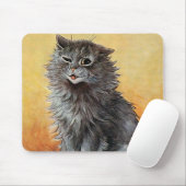 ルイ・ワイン「猫ショーで2位」 マウスパッド (マウス)