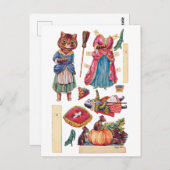 ルイ・ワイン、紙人形、シンデレラ ポストカード (正面/裏面)