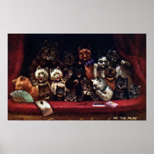 ルイ・ワーインの劇場遊での猫たち ポスター (正面)