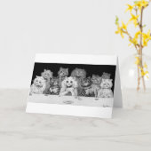 ルイ·遊ワイン·キャット·カード カード (黄色い花)