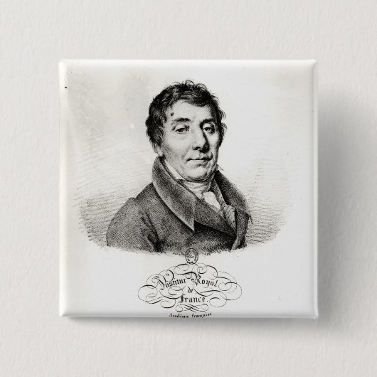 ルイ、Vicomte de Blonald 1820年 缶バッジ (正面)