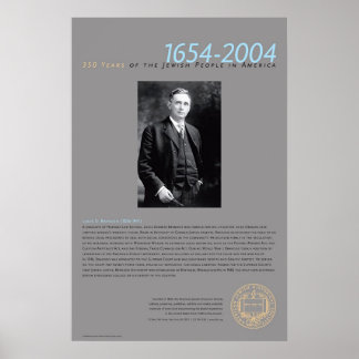 ルイD.ブランディーズ（1856年～1941年） ポスター