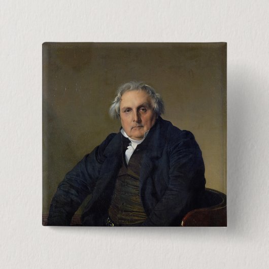 ルイFrancoisベルタン1832年 缶バッジ (正面)