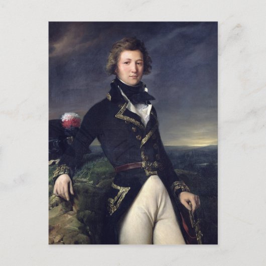 ルイPhilippeのd'Orleans 1834年 ポストカード (正面)