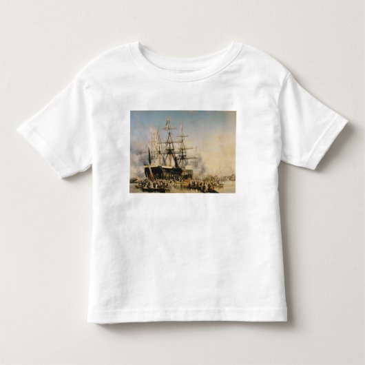 ルイPhilippe Disembarking王の トドラーTシャツ (正面)