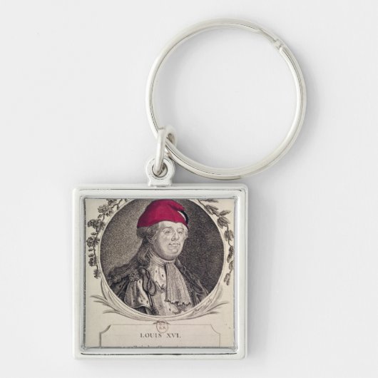 ルイphrygianボンネットを身に着けているXVI キーホルダー (正面)