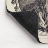 ルイphrygianボンネットを身に着けているXVI マウスパッド (コーナー)