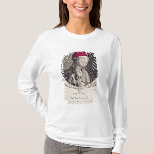 ルイphrygianボンネットを身に着けているXVI Tシャツ (正面)