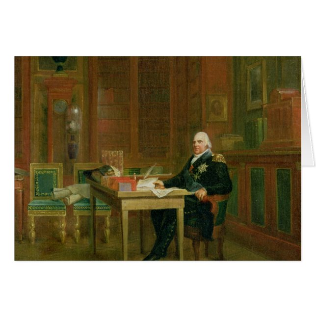 ルイTuileriesの彼の勉強のXVIII (正面横)