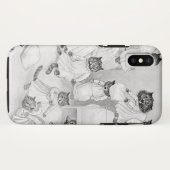 ルイWainの子ネコの戦いのiphoneXの場合 Case-Mate iPhoneケース (裏面(横))