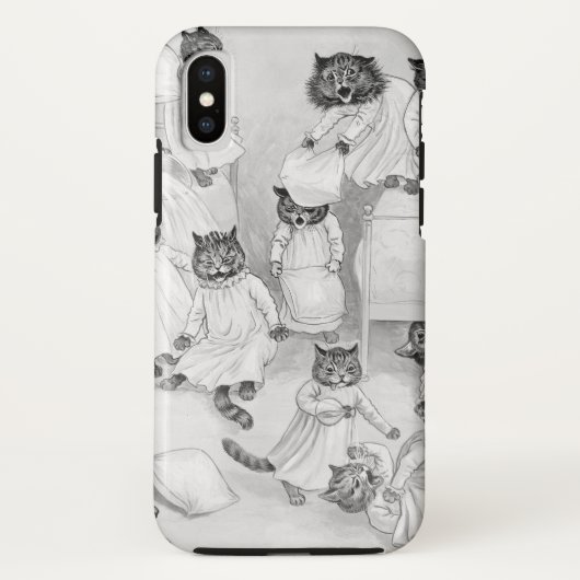 ルイWainの子ネコの戦いのiphoneXの場合 Case-Mate iPhoneケース (裏面)