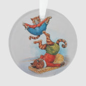 ルイWain曲芸的な猫のヴィンテージのクリスマス オーナメント (正面)