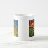 ルイWain著庭猫のアートワーク コーヒーマグカップ (中央)