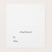 ルイWain著猫好きのためのクリスマスのギフトのラベル 名刺 (内部フラット)