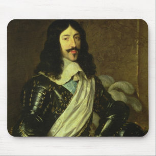 ルイXIII (1601-43年) (キャンバスの油) マウスパッド