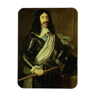 ルイXIII (1601-43年) (キャンバスの油) マグネット