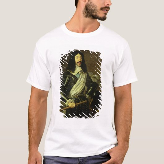 ルイXIII (1601-43年) (キャンバスの油) Tシャツ (正面)