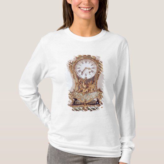 ルイXVのスタイルのカルテルの時計 Tシャツ (正面)