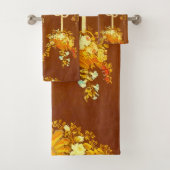 ルイXVフローラブーケプリントエレガントバスタオル バスタオルセット (インサイチュ)