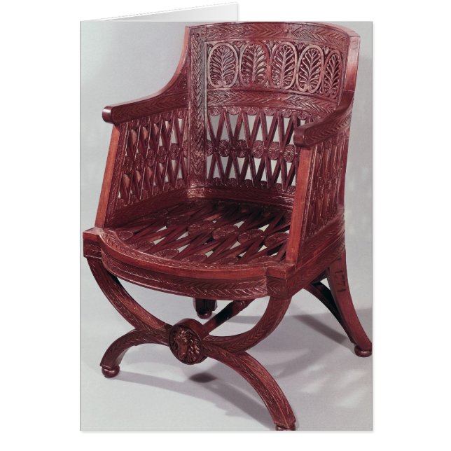 ルイXVIのスタイルの肘掛け椅子 (正面)