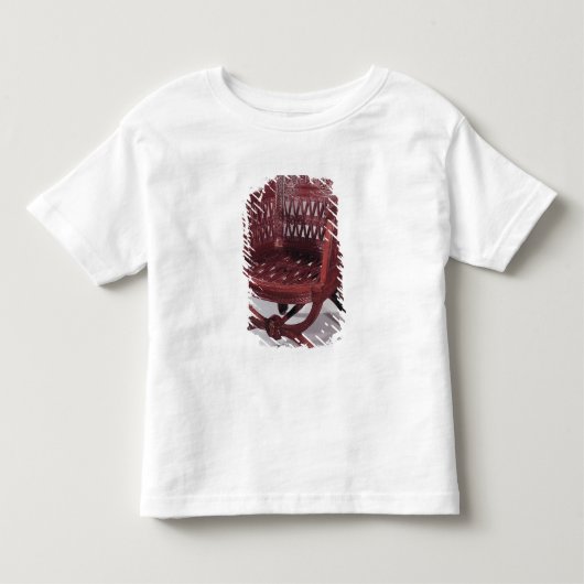 ルイXVIのスタイルの肘掛け椅子 トドラーTシャツ (正面)