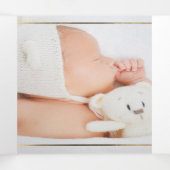 ルウイルドゥオレンジフィーイラージアクアレルバプテメ 三つ折り招待状 (内部中)