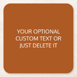 ルウ無地の色トレンディーコクタイルパーティーパレット スクエアペーパーコースター