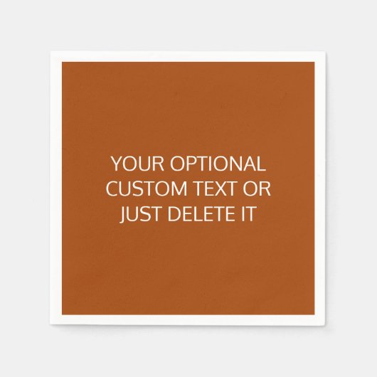 ルウ無地の色トレンディーコクタイルパーティーパレット スタンダードカクテルナプキン (正面)