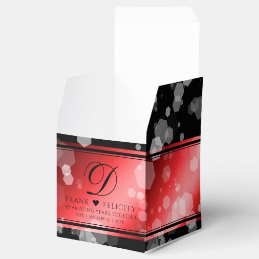 ルエレガントビー80周年結婚記念日 フェイバーボックス (オープン)